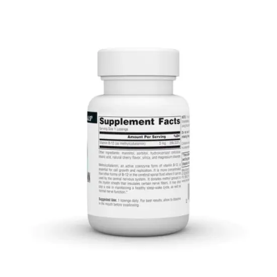 Methylcobalamin 5mg by Source Naturals, Inc.  -  30 Tablet image {1}
