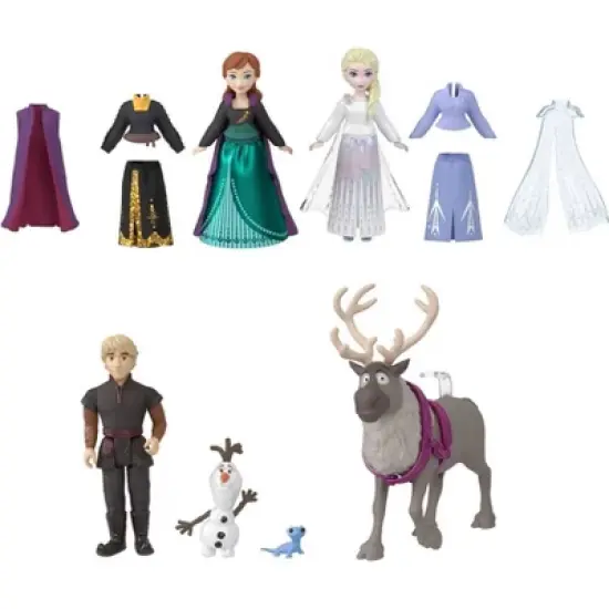 Disney Frozen Fashions & Friends Set with 3 Dolls, 4 Friend Figures and 4 Fashions (Target Exclusive) image {4}