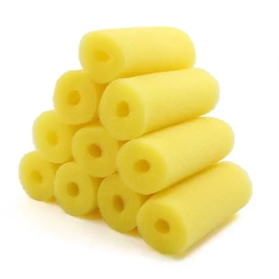 Unique Bargains Cylinder Pre-Filter Soft Sponge Filter Cartridges for Aquarium 2.6" Dia 10 Pcs image {4}