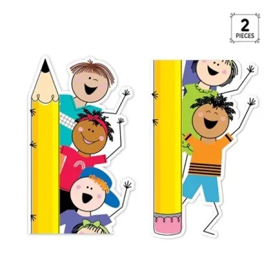 Creative Teaching Press&reg; Stick Kids Friends Banner image {1}