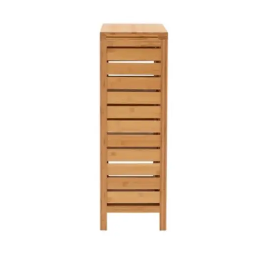 Bracken Two-Door Floor Cabinet Natural - Linon image {4}