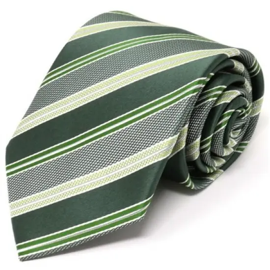Men's Diagonal Stripe Micro Fiber Poly Woven Regular Neck Tie image {6}