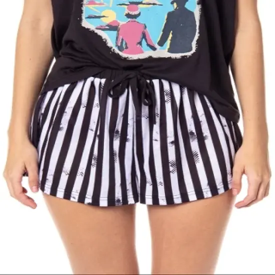 Beetlejuice Womens' Handbook For The Recently Deceased Pajama Set Shorts Multicolored image {2}