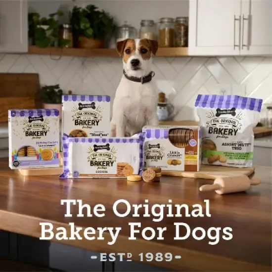 Three Dog Bakery Vanilla Flavor Cake Bites Dog Treats - 12oz image {5}