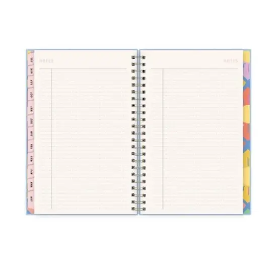 Blue Sky Brook Gossen Planner Faux Leather Lgb 5"X8" Weekly/Monthly Wirebound (12 Month) Light Blue July 2025 To June 2026 image {8}