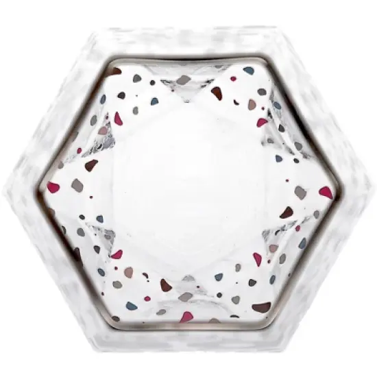 Pavilion Gift Company - Cheers to 21 - 16 oz Geometric Glass - Drinkware image {7}