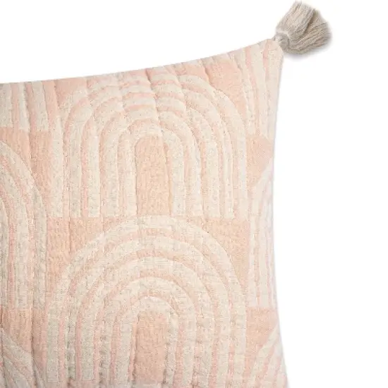 Crane Baby Muslin Jacquard Throw Pillow image {1}