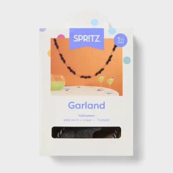 Halloween Felt Bat Garland - Spritz&trade; image {3}