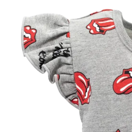 Rolling Stones Girls French Terry Sleeveless Romper Little Kid to Big Kid image {4}