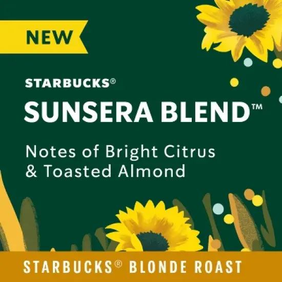 Starbucks Sunsera Blend Blonde Roast Keurig K-Cup Coffee Pods - 22ct image {1}