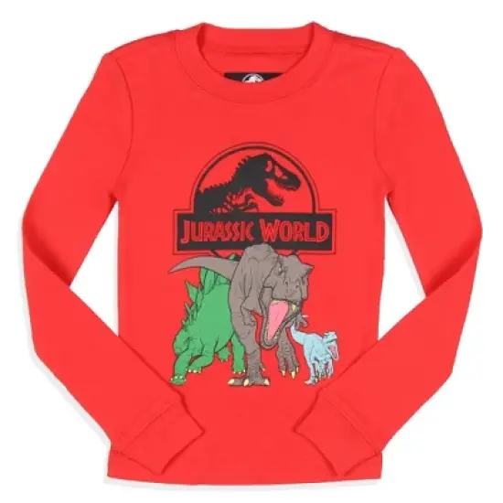 Jurassic World Toddler Boys' Movie Film Park Tight Fit Sleep Pajama Set Multicolored image {1}