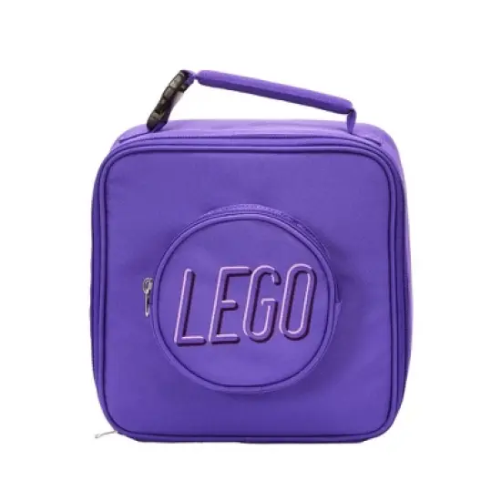 LEGO Brick Lunch Bag - Purple image {1}