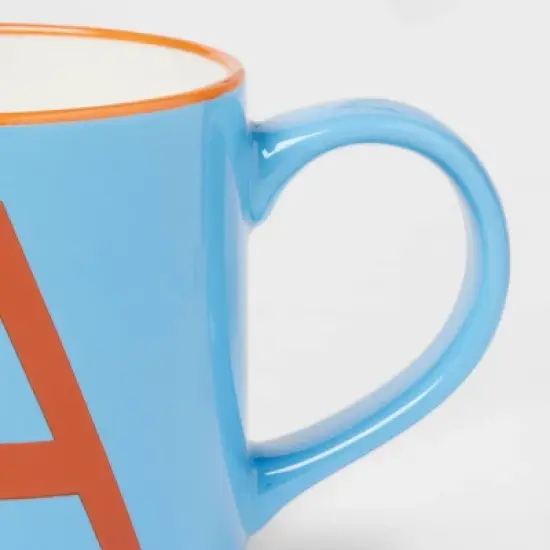 16oz Stoneware Monogram Mug - Opalhouse&trade; image {2}