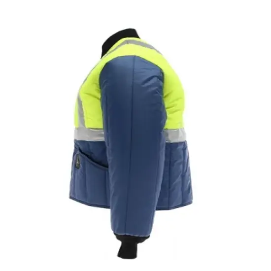 RefrigiWear HiVis Cooler Wear Water-Repellent Insulated Jacket image {4}