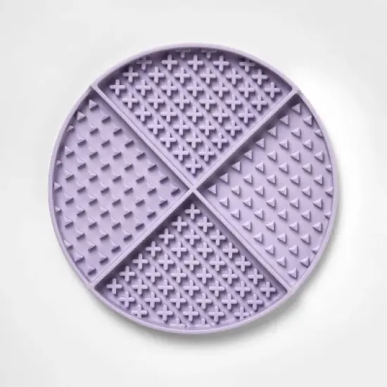 Slow Lick Feed Soother Dog Feeding Mat - Purple - Boots & Barkley&trade; image {1}