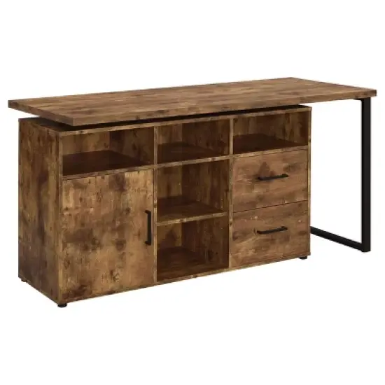Hertford 2 Drawer L-Shape Desk - Coaster image {10}