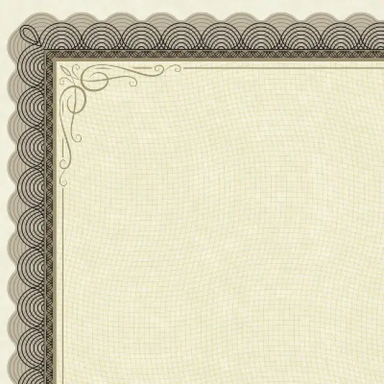 Great Papers Classic Parchment Certificates 8.5" x 11" Beige/Brown 25/Pack (2020000) image {1}