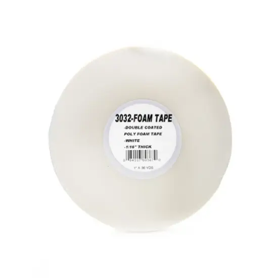 Pro Tapes Foam Tape, White, 1 in. image {2}