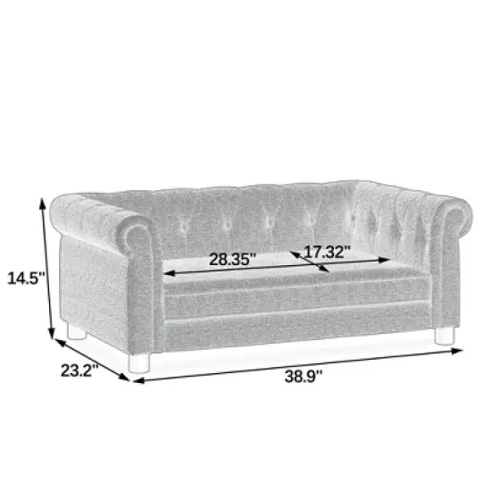 Elegant rectangular pet bed for small and medium-sized dogs, durable elevated dog sofa bed, comfortable dog sofa image {9}