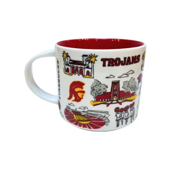 Starbucks Been There Series Campus Collection University of Southern California Ceramic Mug, 14 Oz (2-Pack) image {2}
