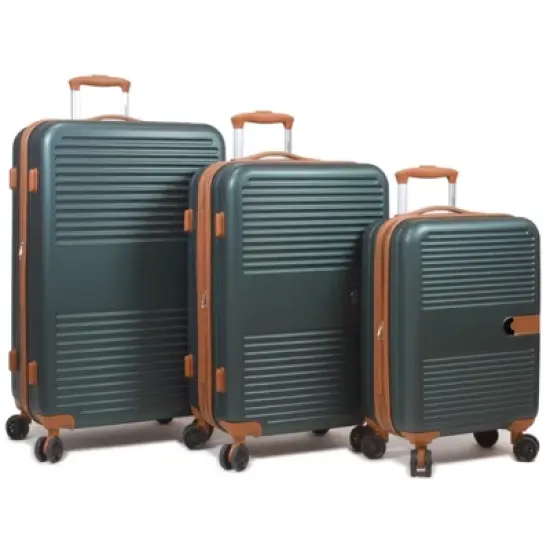 World Traveler Smart Hardside 3-Piece Luggage Set With USB Port image {10}