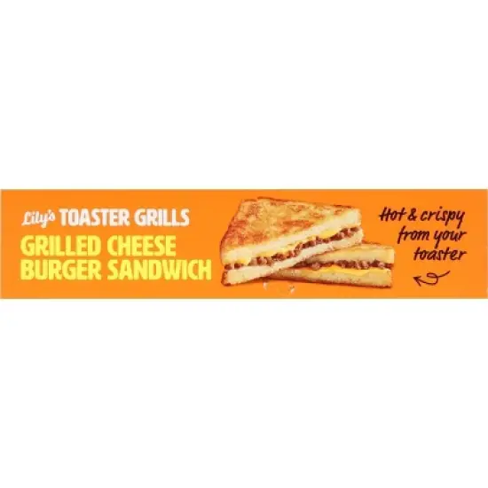 Lily's Toaster Grills Frozen Cheeseburger - 7.1oz image {4}