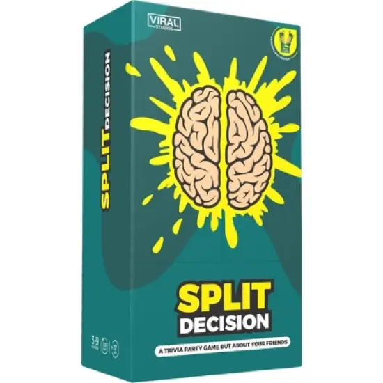 Viral Studios Split Decision Board Game: Emotional Development, Party Game for 3+ Players, Includes Cards, 30+ Minutes Play image {7}