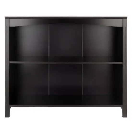 30" 4pc Terrace Storage Shelf with 3 Small Baskets Espresso/Chocolate - Winsome image {2}