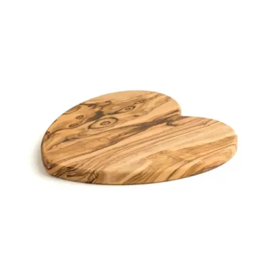 Berard Olivewood Cutting Board, Heart Shape, 8.66 x 8.27 x 0.63" image {5}