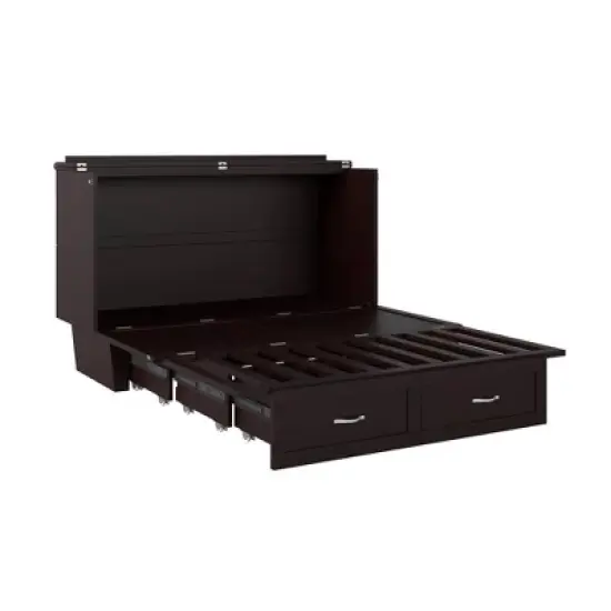 Queen Monroe Murphy Bed Chest USB Turbo Charger - AFI image {12}