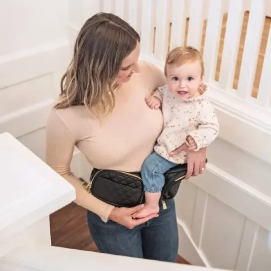Tushbaby Vegan Leather Baby Carrier image {8}