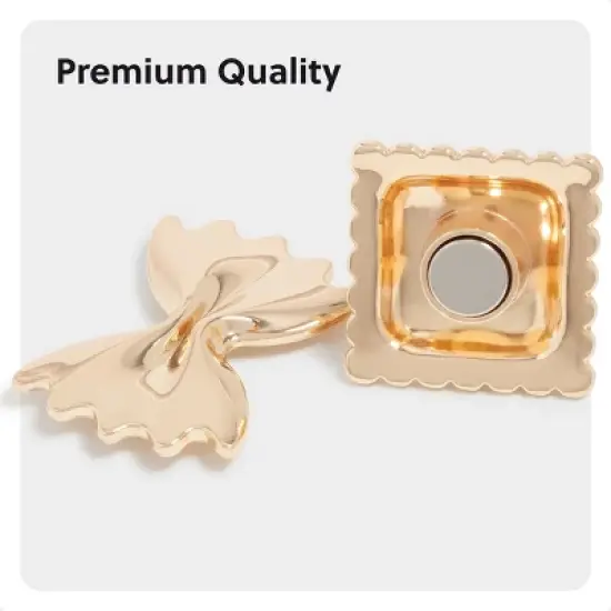 U Brands 3ct Pasta Magnets Gold image {5}