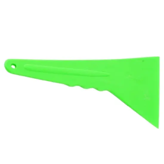 Unique Bargains Auto Window Film Wrap Installation Cleaning Scraper Tinting Tool Green 8" x 4.7" x 0.2" image {1}