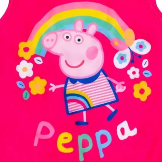 Peppa Pig Girls One Piece Bathing Suit Little Kid image {4}
