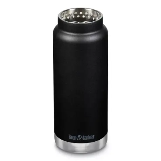 Klean Kanteen 32oz TKWide Insulated Stainless Steel Water Bottle with Twist Straw Cap - Black image {3}