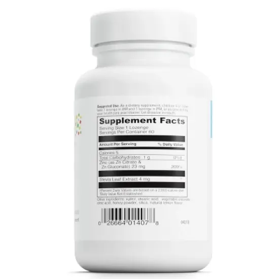 Little DaVinci Immuni-z - Kids Zinc Lozenge to Support Immune Health, Throat Tissue, Brain Health* - Lemon Flavor - 60 Lozenges image {1}