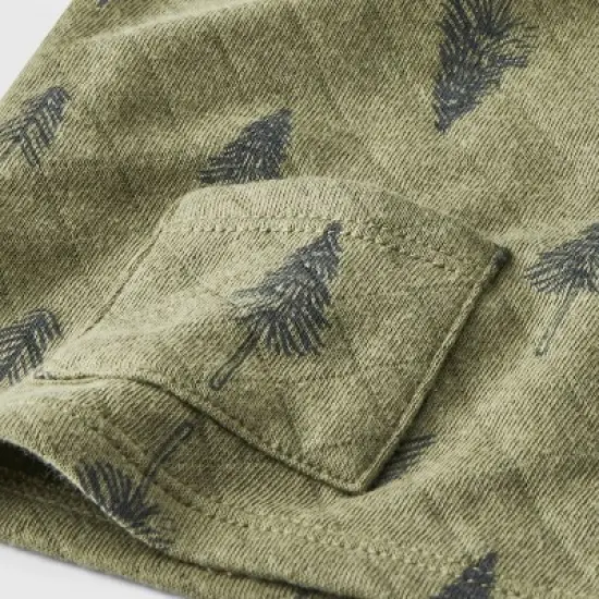 Grayson Collective Baby Boys' 2pc Quilted Pullover & Leggings Set - Green image {1}