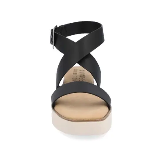 Journee Collection Womens Havalee Tru Comfort Foam Buckle Platform Sandals image {5}