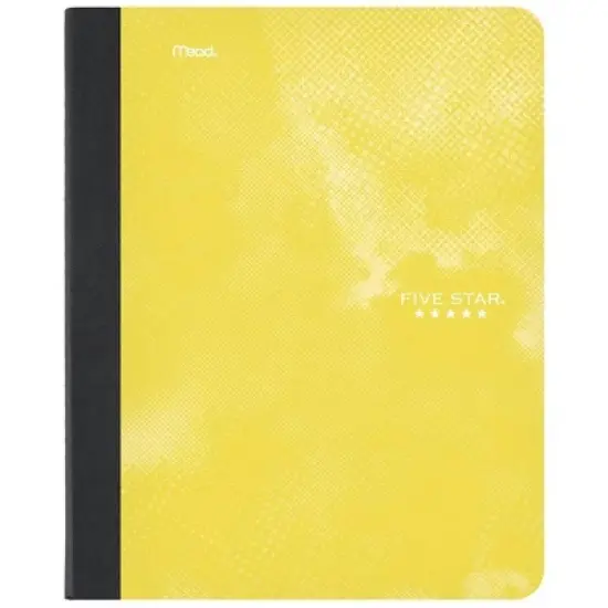 Five Star Active Comp Book 80ct Yellow image {1}