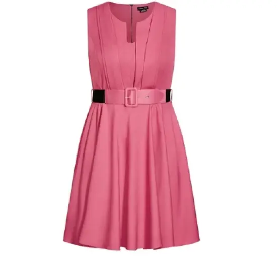 Women's Plus Size Katherine Dress - rosey | CITY CHIC image {2}