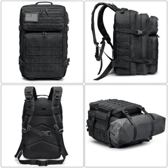 45L Military Tactical Backpack 3 Day Assault Survival Molle Pack Bug Out Bag Travel Fishing Backpack Rucksack image {6}