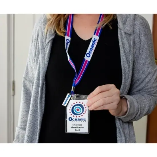 Surreal Entertainment Lost Oceanic Airlines Lanyard with ID Card & Charm image {4}