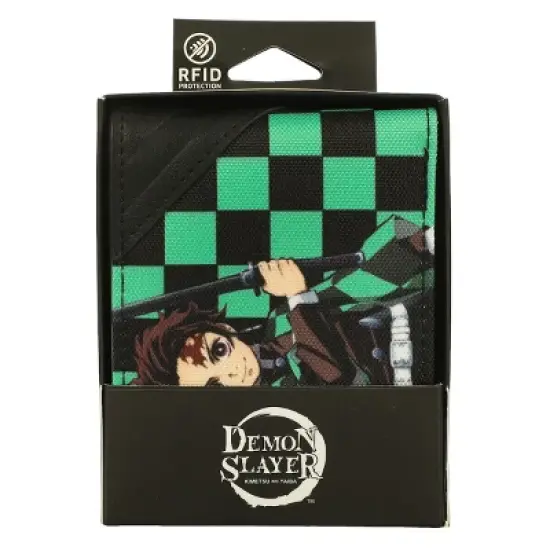 Demon Slayer Tanjiro Men's Bifold Wallet image {4}