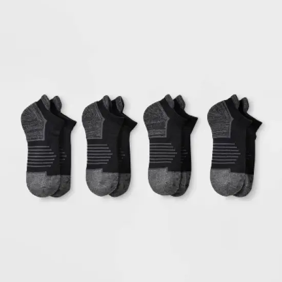 Women's Active Accents Cushioned 4pk No Show Tab Athletic Socks - All in Motion&trade; 4-10 image {4}