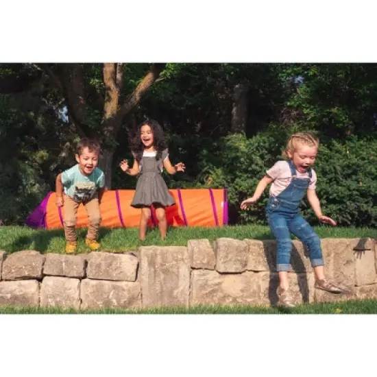 Pacific Play Tents Kids Institutional Tunnel - Orange/Purple image {7}