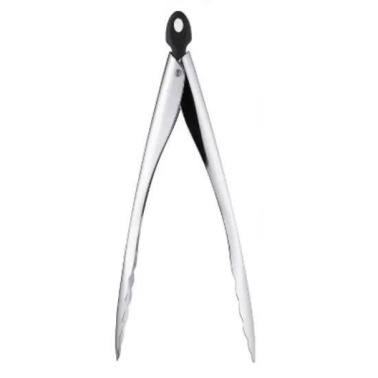 Cuisipro 9.5 Inch Stainless Steel Locking Tempo Tongs image {3}