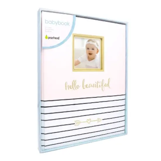 Pearhead Hello Beautiful Baby Memory Book - Pink image {4}