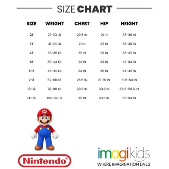 SUPER MARIO Nintendo Mario Rash Guard Swim Shirt Toddler image {4}