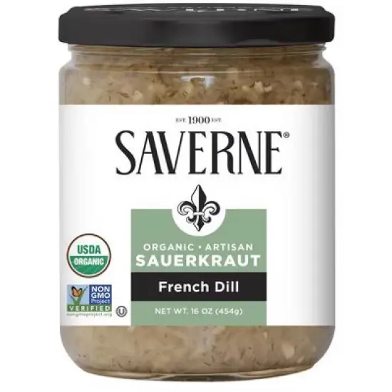 Saverne Kraut Dill & Garlic - Case of 6 - 16 oz image {2}