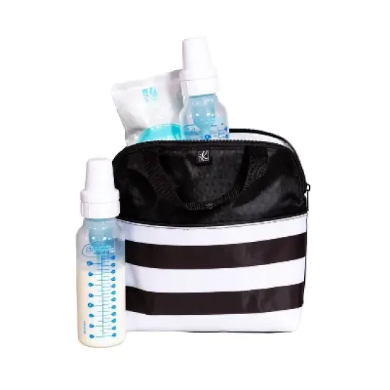 J.L. Childress MaxiCOOL Four Bottle Cooler - Black Stripe image {3}